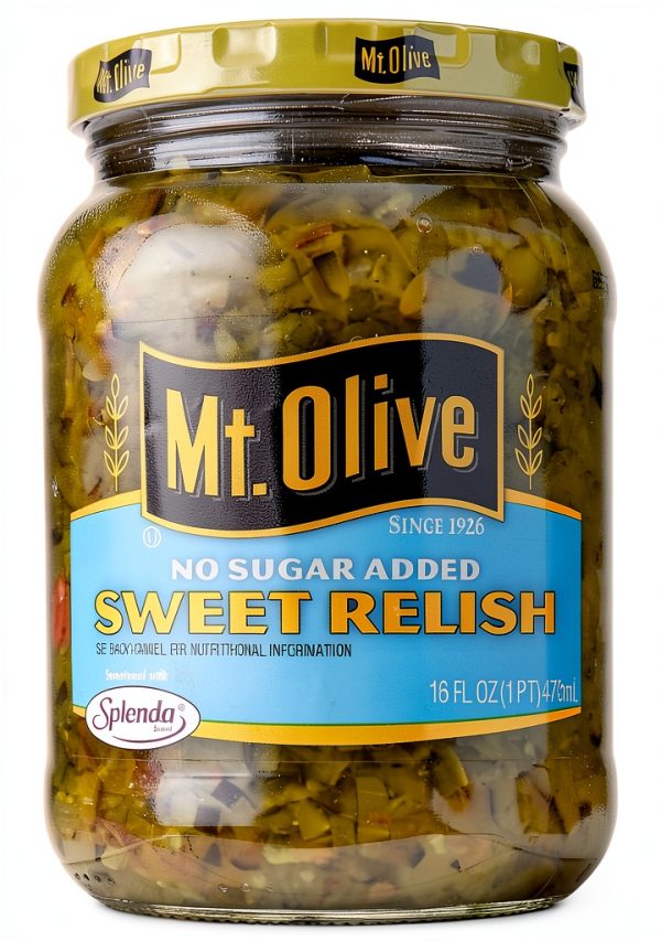 Mt Olive Pickle Relish 16oz Glass Jar Food Grade-0