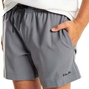 HUK Boys Athletic Shorts Night Owl-0