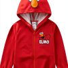 Sesame Street Elmo Boys Hoodie for Toddlers Red 3T-0