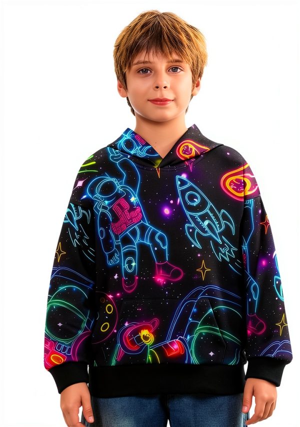Boys Fashion Hoodies Sweatshirts Rugby Galaxy-3