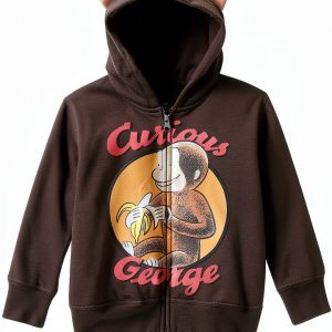 Freeze Hoodie Boys Brown Soft Costume Size-0