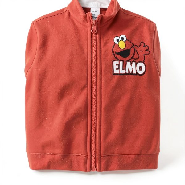 Sesame Street Elmo Boys Hoodie for Toddlers Red 3T-2