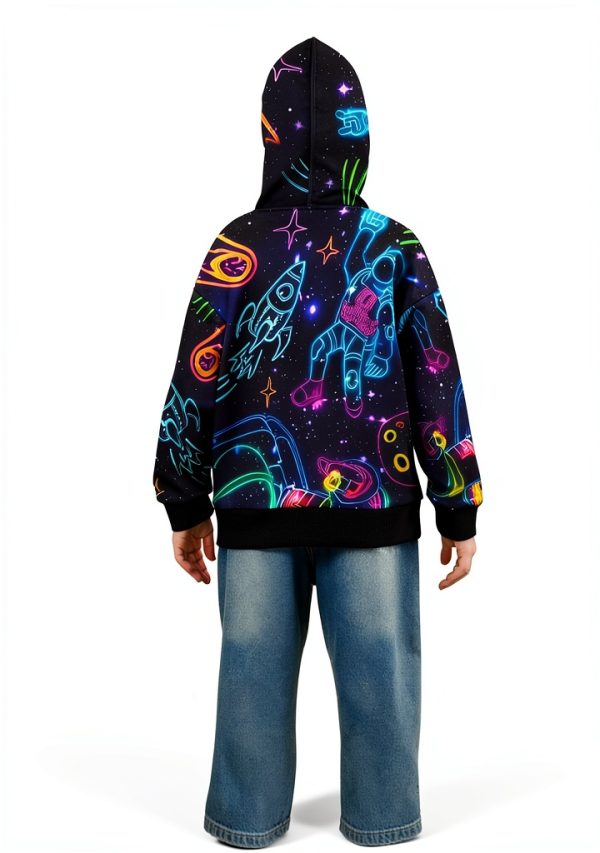 Boys Fashion Hoodies Sweatshirts Rugby Galaxy-2
