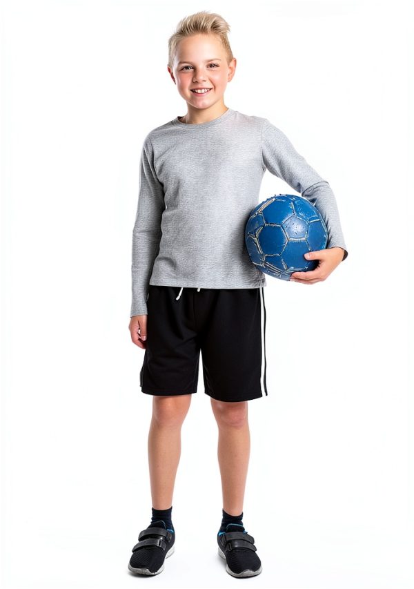 Boys Athletic Shorts KidSport Mesh Waist-4