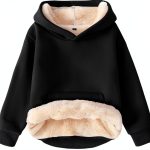 Kids Sherpa Hoodie BrandX Fleece Lined Boys-0
