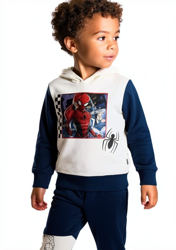Spider-Man Toddler Outfit Marvel Boys Hoodie Set-4