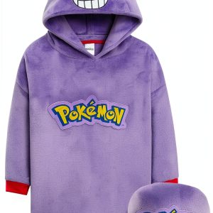 Pokemon Fleece Hoodie Blanket for Boys-0