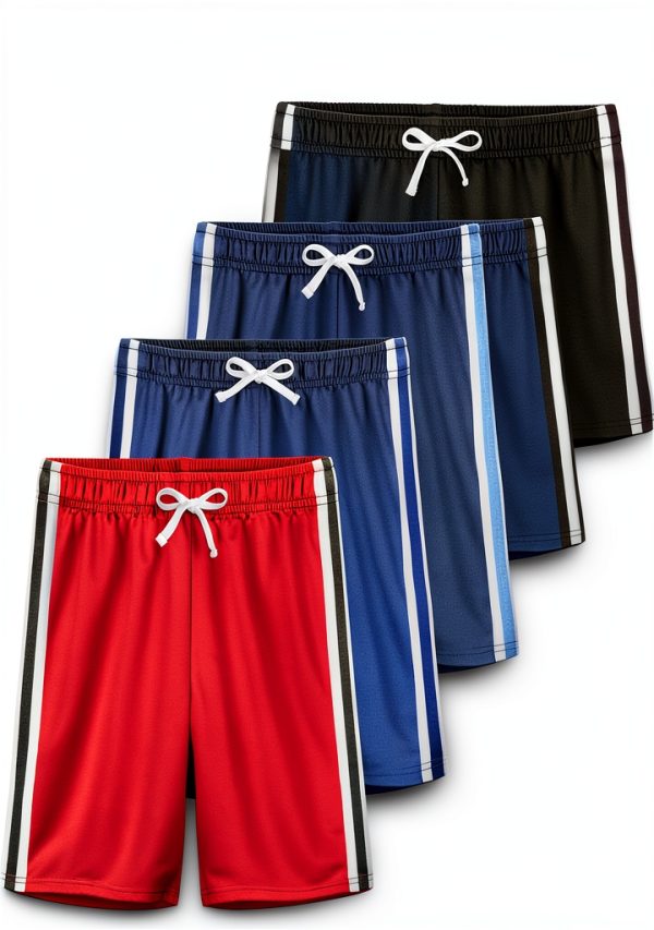 Boys Athletic Shorts KidSport Mesh Waist-0