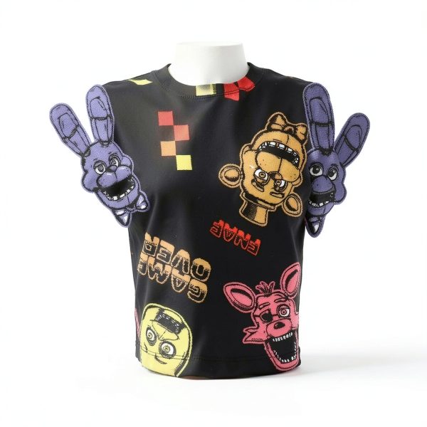 Five Nights Freddy’s Kids Sherpa Hoodie Warm-2