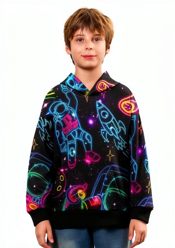 Boys Fashion Hoodies Sweatshirts Rugby Galaxy-1
