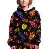 Five Nights Freddy’s Kids Sherpa Hoodie Warm-0